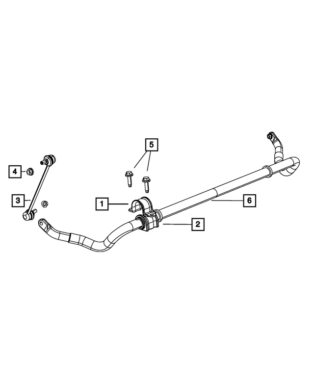 V4766962AA - Front Suspension: Stabilizer Bar Link for Mopar Image image