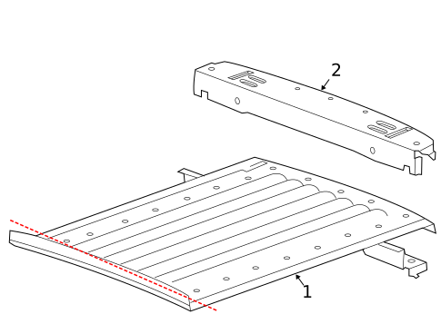 Rear Floor & Rails for 2005 Chevrolet SSR #0