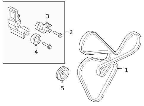 Belts & Pulleys for 2009 Kia Optima #0