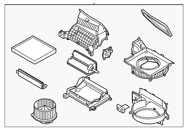 thumbnail interactive-video image 1 of SCITOO A/C Heater Blower Motor With Fan Cage – For Kia Soul 2014-2019 Front 1 of 4