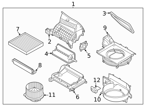 Blower Motor & Fan for 2025 Kia Soul #0