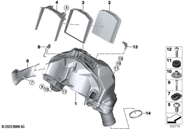 13725B342A1 - Fuel System: Air Filter Element -  for BMW-Motorrad Image
