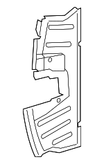4G8121284BD - Body: Air Baffle for Audi: RS7 Image