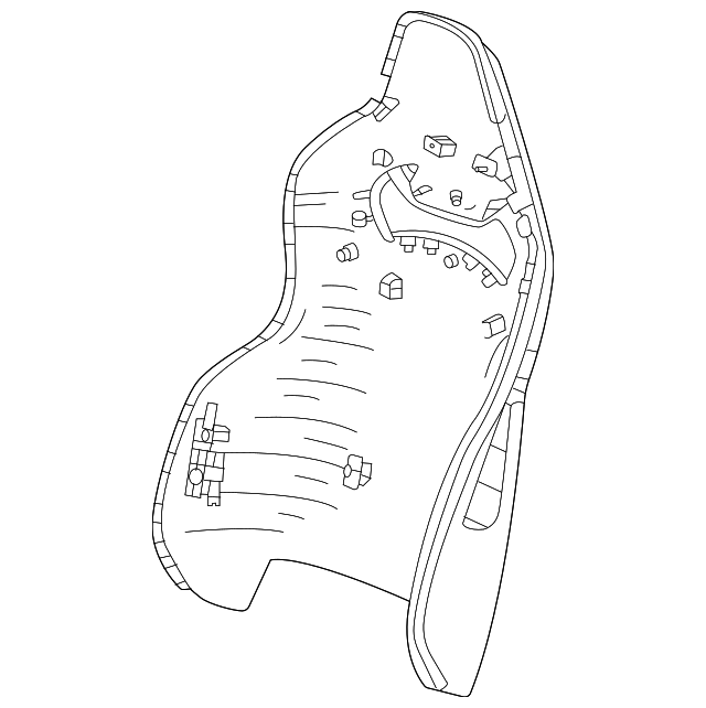 2020-2026 Chevrolet Corvette Seat Back Panel 85146676 GM ...