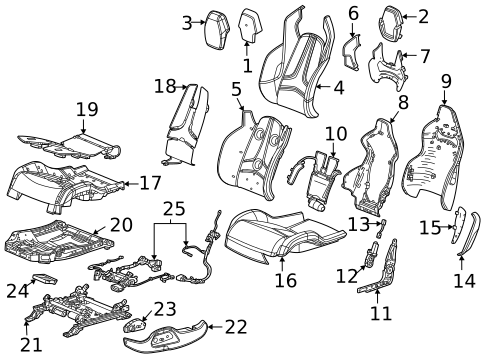 Power Seats for 2022 Chevrolet Corvette #5