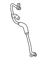 2542033500 - Engine: Water Feed Tube for Mercedes-Benz Image