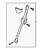 DE9Z74611B69BD - Electrical: Shoulder Belt for Lincoln: MKT Image