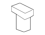7269312080 - Body: Seat Cushion Clip for Toyota Image