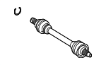 1673502102 - : Rear Axle Shaft for Mercedes-Benz Image