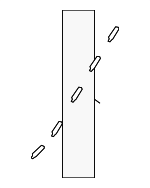 30753989 - Body: Side Molding Upper Clip for Volvo: S60, S60 Cross Country, V60, V60 Cross Country Image