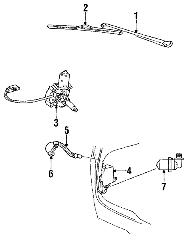 R4673326 - Wiper &amp; Washer: Wiper Motor for Mopar Image