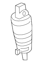 232869110064 - Body: Washer Pump for Mercedes-Benz Image