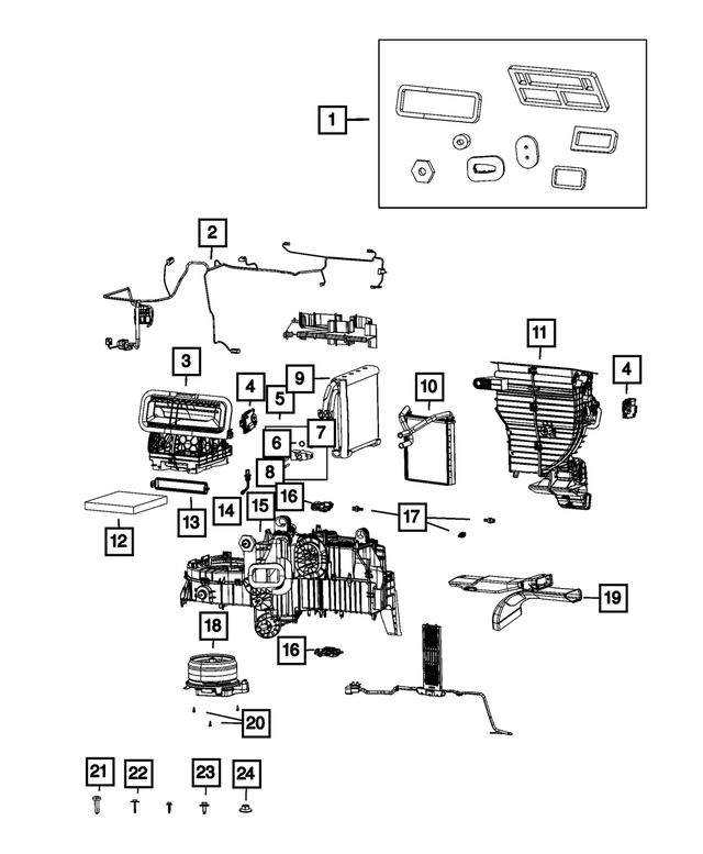 « 68048615AA – Air Conditioners and Heaters : Boulon pour Mopar Image »