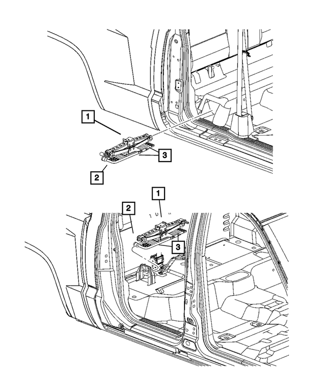 52019921AD - Wheels, Covers and Jacks: Jack for Mopar Image