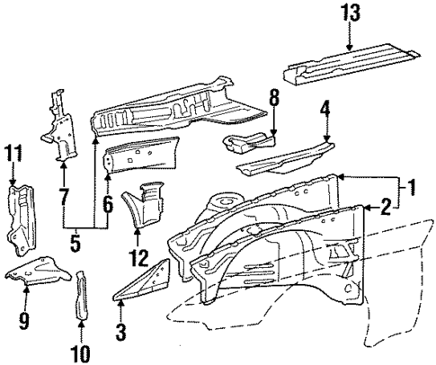 Inner Components for 1990 Porsche 944 #0