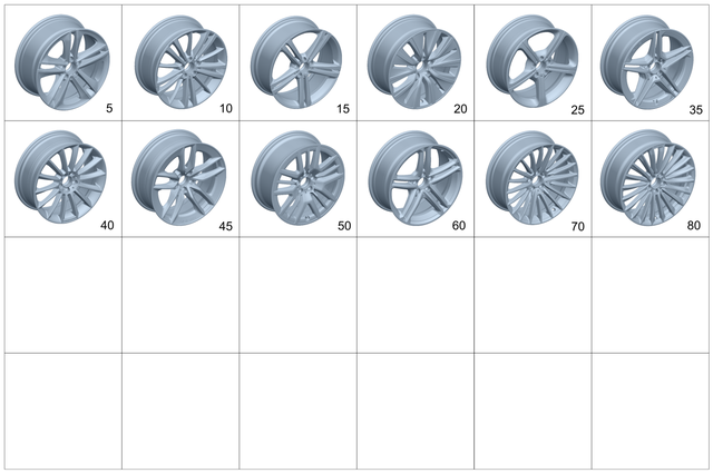 2574011500 - Wheels and Accessories: Spoke Wheel for Mercedes-Benz: CLS450, CLS53 AMG Image