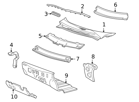 Cowl for 2005 Ford Freestar #0