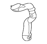 3F2Z1702207AA - Body: Drain Tube for Ford: Freestar | Mercury: Monterey Image