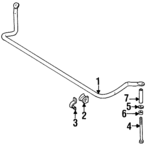Stabilizer Bar Link Bolt