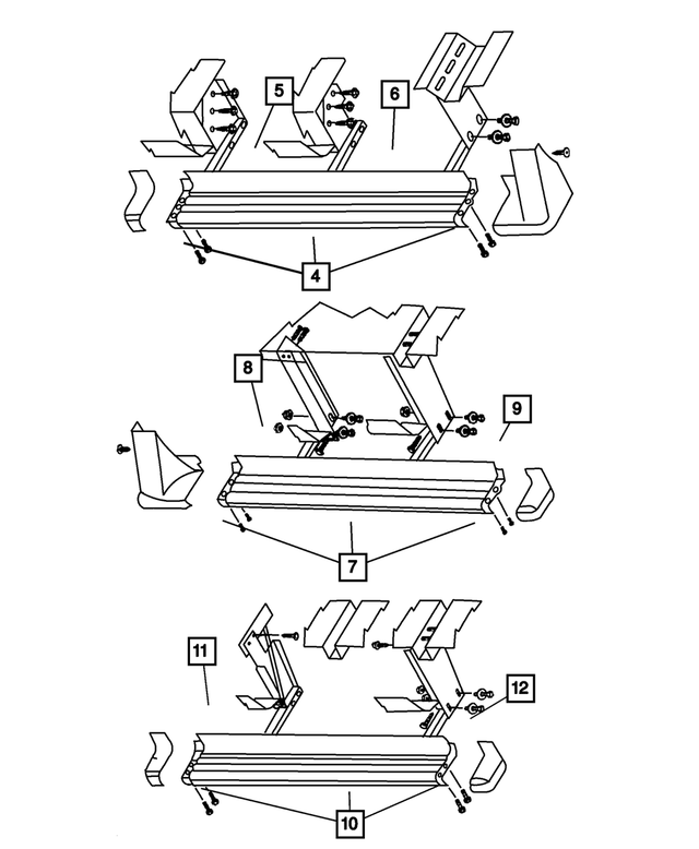 82205941 - : Cab Running Board Kit for Mopar Image