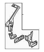 762111GR0A - Body: Body A-Pillar for Nissan: Murano Image