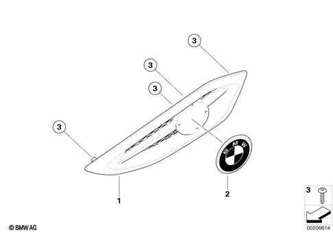 Motorcycle Trim Section, Windshield for 2009 BMW-Motorrad K 1300 GT #11
