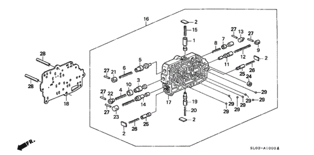 AT Secondary Body for 1991 Acura NSX #0