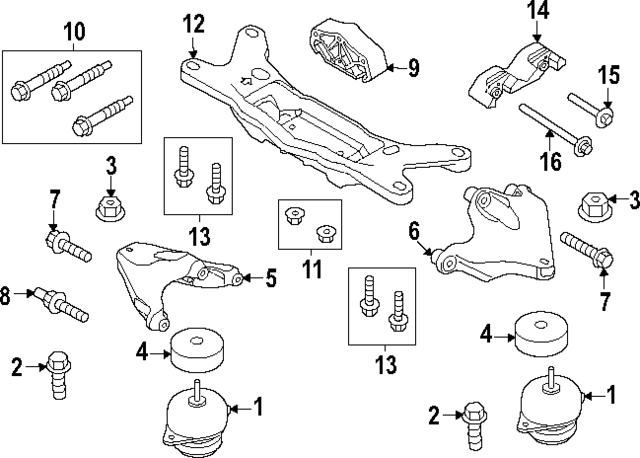 MR3Z4A085A - : Damper for Ford Image