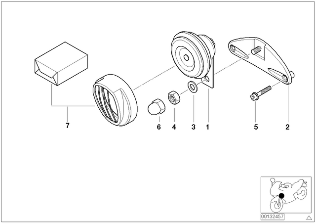 7129900395 - : Torx Bolt - M5X25-A2-70 for BMW-Motorrad Image