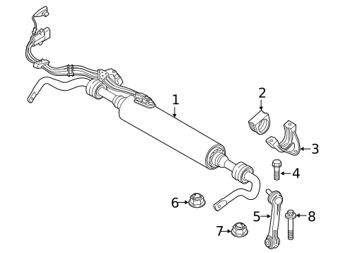 Stabilizer Bar & Components for 2018 BMW 540d xDrive #1