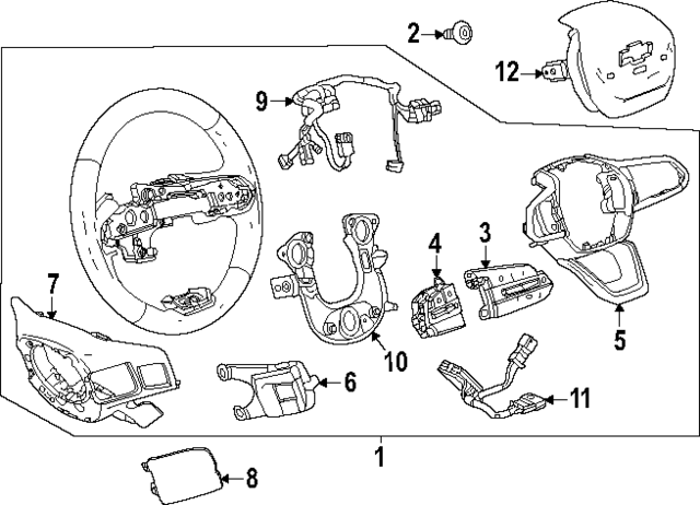 13547263 - : Part# 13547263 F (S)Switch for GMC: Sierra EV Image