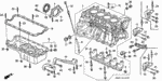 15140PM3000 - Engine: ORIFICE ASSY., OIL PASSAGE for Honda Image