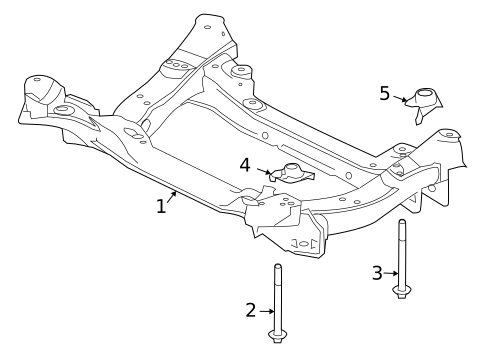 Suspension Mounting for 2013 Jaguar XF #0