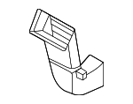 97020BE000 - Body: Instrument Panel Air Duct for Hyundai Image