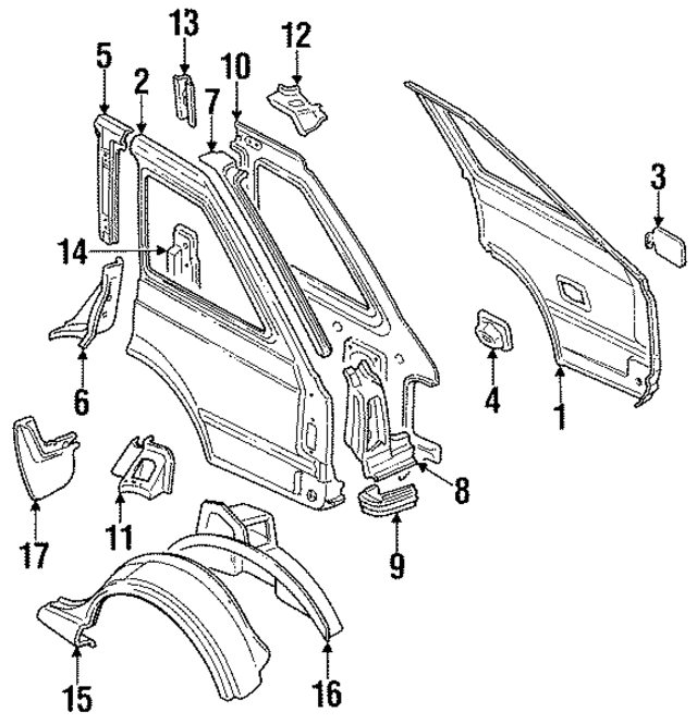 7761021A00 - : Tail Lamp Pocket for Nissan Image