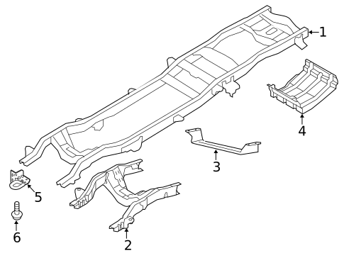 Frame & Components for 2008 Ford F-350 Super Duty #1