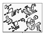 272109SE0B - HVAC: AC &amp; Heater Assembly for Nissan: NV200 Image