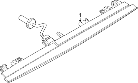 High Mounted Stop Lamp for 2025 Nissan Kicks #0