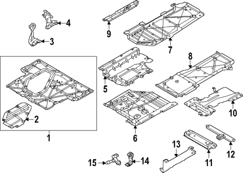 Under Cover & Splash Shields for 2025 Mazda CX-70 #0