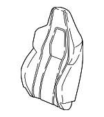 81127TBFA01 - Body: Seat Back Pad for Honda: Civic Image