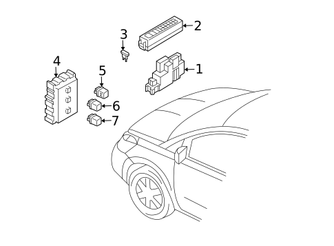 Electrical Components for 2007 Nissan Quest #0