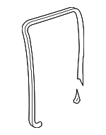 15097864 - Body: Weatherstrip for Chevrolet: Express 1500, Express 2500, Express 3500, P30 | GMC: Savana 1500, Savana 2500, Savana 3500 Image