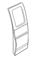 89025523 - Body: Door Shell for Chevrolet: Express 1500, Express 2500, Express 3500, P30 | GMC: Savana 1500, Savana 2500, Savana 3500 Image