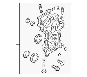213502E750 - : Timing Cover for Kia: Seltos, Soul Image