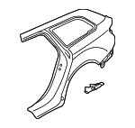 4F9809837 - Body: Quarter Panel for Audi Image