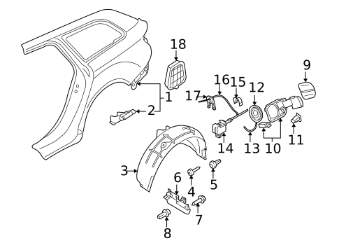 Quarter Panel & Components for 2011 Audi A6 Quattro #0