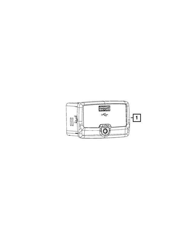« 7EU42LXHAA –  : Centre Multimédia Port Usb pour Mopar Image »