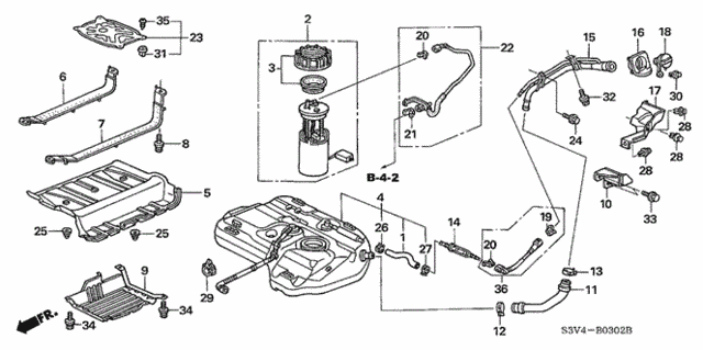 Fuel Tank (3) for 2005 Acura MDX #0
