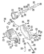 5072315AA - Transfer Case Model 242 [DHP]: Transfer Front Case for Mopar Image