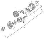 F62Z10335BB - Electrical: Rotor for Ford Image